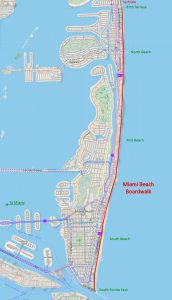 miami beach boardwalk map complete